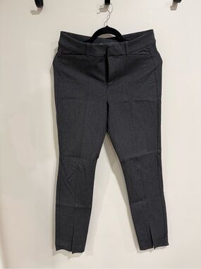 Old Navy Black High-Rise Pixie Split Hem Pants